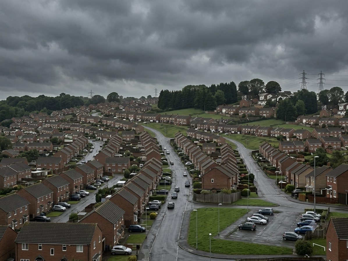 Illustration of a proposed 750-home housing development